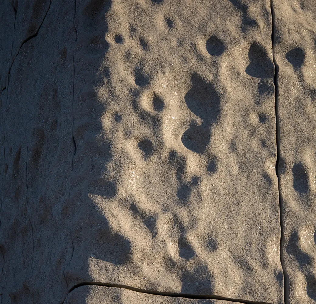Textured rock-like themed surface